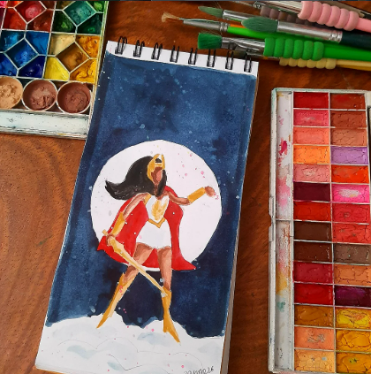 Heroína em vermelho