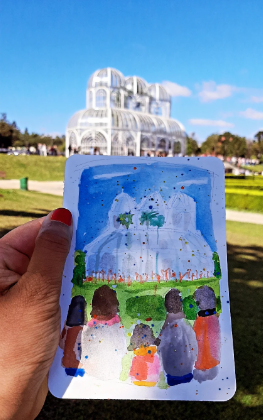 O Jardim Botânico de Curitiba e seus visitantes